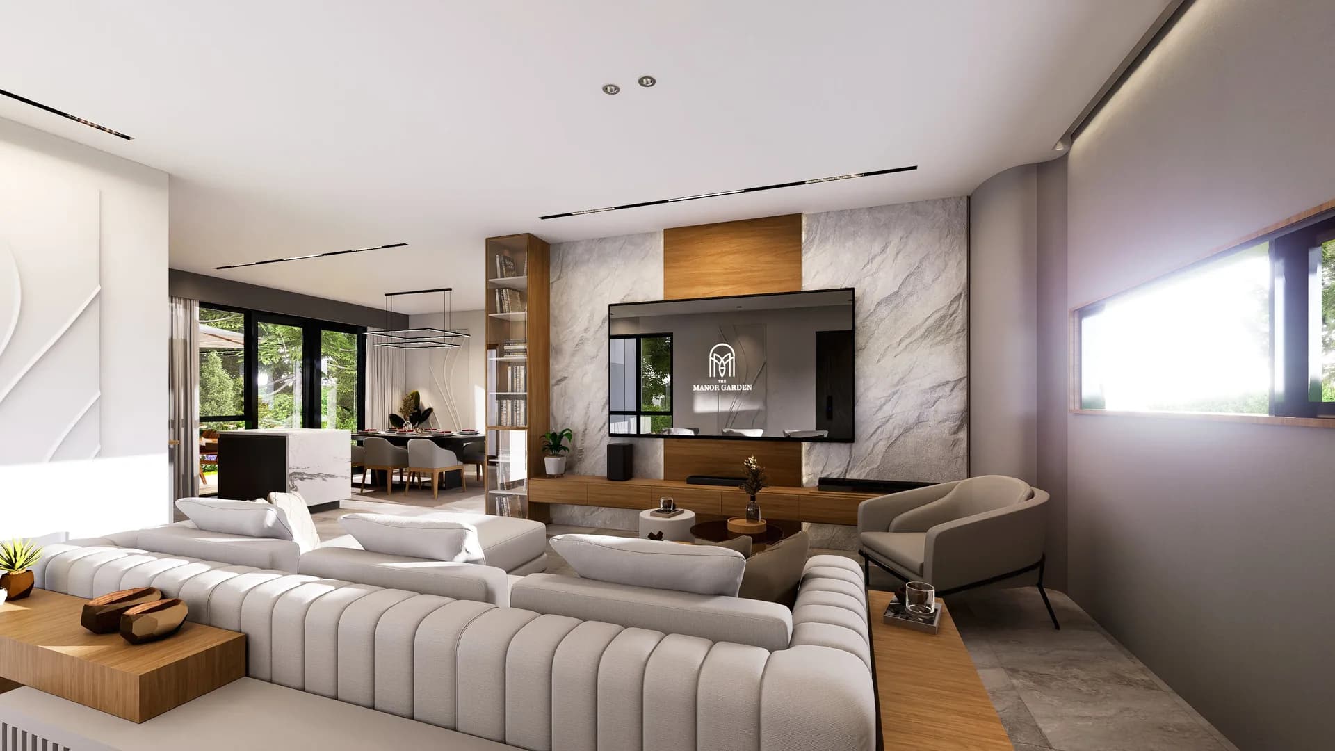 The Manor Garden — living and dining