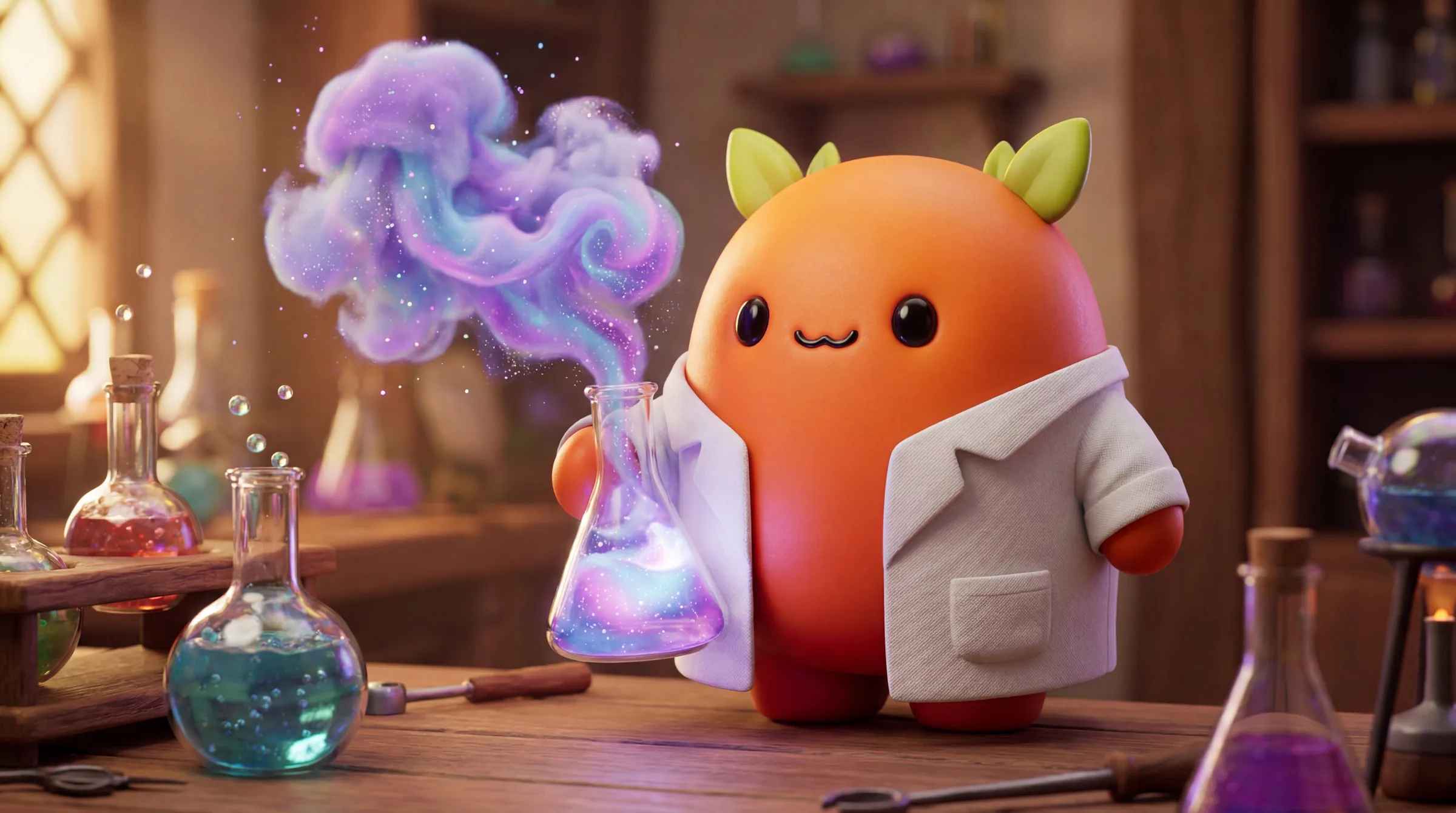 Lumo as a scientist in the LTG Lab